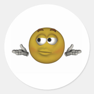 Adesivo Redondo Eu não sei