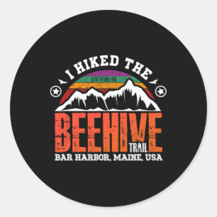 Adesivo Redondo Eu Percorri a Trilha Beehive - Parque Nacional Aca