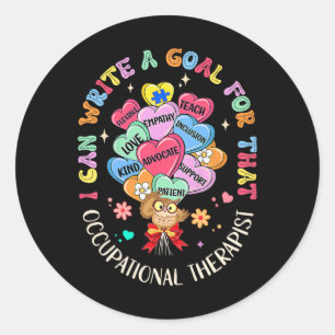 Adesivo Redondo Eu Posso Escrever O Objetivo Para Essa Terapia Ocu