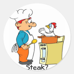 Adesivo Redondo Eu sou galinha