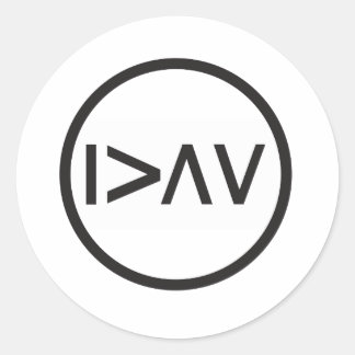 Adesivo Redondo Eu sou maior que meus altos e baixos