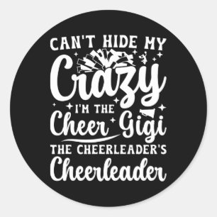 Adesivo Redondo Eu sou o Cheer Gigi, o Cheerleader dos Cheerleader