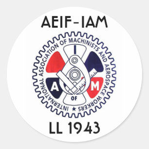 Adesivo Redondo Eu sou o logotipo, AEIF-IAM, LL 1943