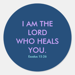 ADESIVO REDONDO EU SOU O SENHOR - 1118