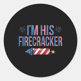 Adesivo Redondo Eu sou o seu pirata de 4 de julho, golpe de união