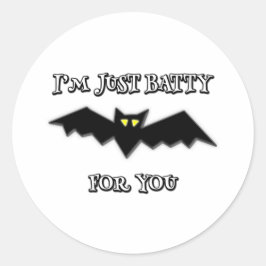 Adesivo Redondo Eu sou só batota para você