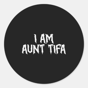 Adesivo Redondo Eu Sou Tia Tifa Tia Tifa Divertida Tia Tifa Ação d
