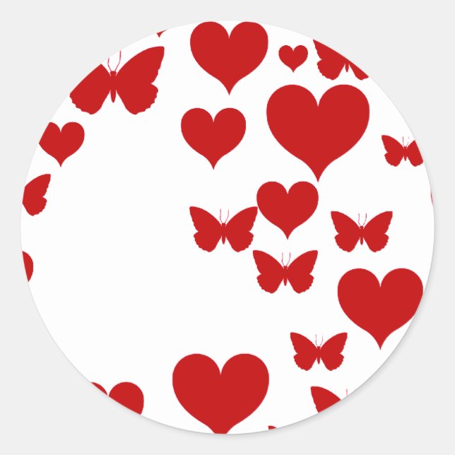 Adesivo Redondo Eu Te Amo (Frente)