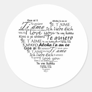Adesivo Redondo Eu te amo em outras línguas 5
