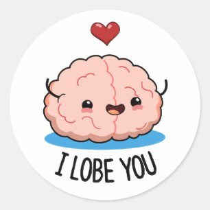 Adesivo Redondo Eu Te Perco Um Brain Pun