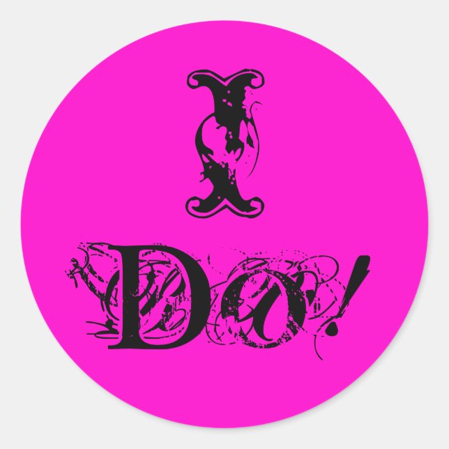 Adesivo Redondo Eu Tenho (Frente)