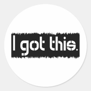 Adesivo Redondo Eu Tenho Isto