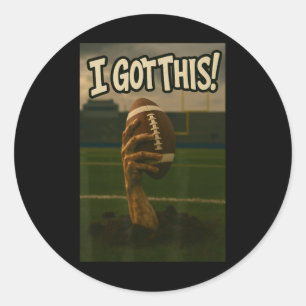 Adesivo Redondo Eu Tenho Isto - Futebol Zombie