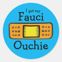 Eu tenho meu Fauci Ouchie (azul)