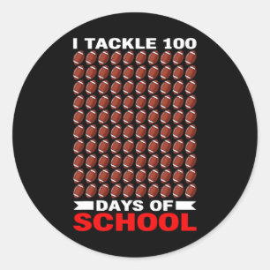 Adesivo Redondo Eu Toco 100 Dias De Futebol Escolar 100 Dias Smar