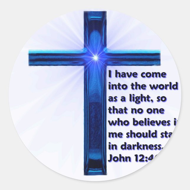 Adesivo Redondo Eu Vim Para O Mundo (Frente)