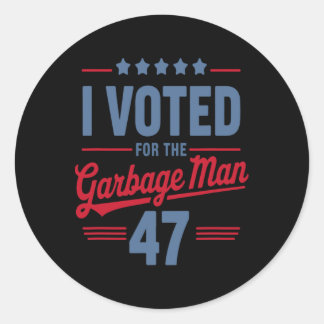 Adesivo Redondo Eu Votei No Cara Da Garagem 47 Cara Da Garagem Div
