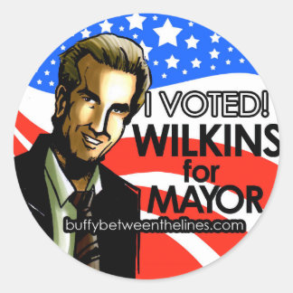 Adesivo Redondo Eu Votei Sticker