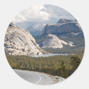 Adesivo Redondo EUA, Califórnia, Parque Nacional de Yosemite