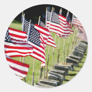 Adesivo Redondo EUA, Nova Inglaterra, Rhode - ilha, Bristol