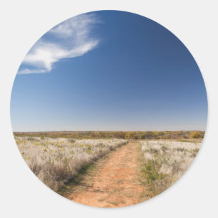 Adesivo Redondo EUA, Oklahoma, Black Kettle National Grasslands