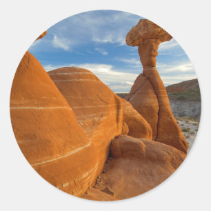 Adesivo Redondo EUA, Utah, Grand Staircase Escalante-Nacional