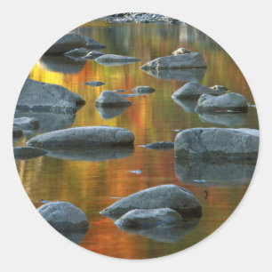 Adesivo Redondo EUA, Virgínia Ocidental, Spruce Knob-Seneca Rocks