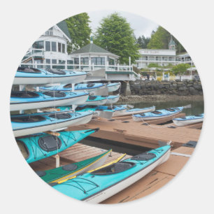 Adesivo Redondo EUA, Washington, Ilhas San Juan