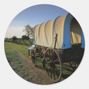 Adesivo Redondo EUA, Washington, nacional da missão de Whitman