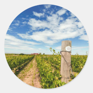 Adesivo Redondo EUA, Washington, Walla Walla. Cabernet Sauvignon