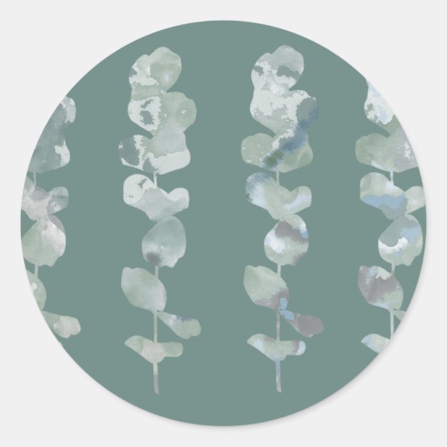 Adesivo Redondo Eucalyptus (Frente)