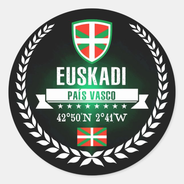 Adesivo Redondo Euskadi (Frente)