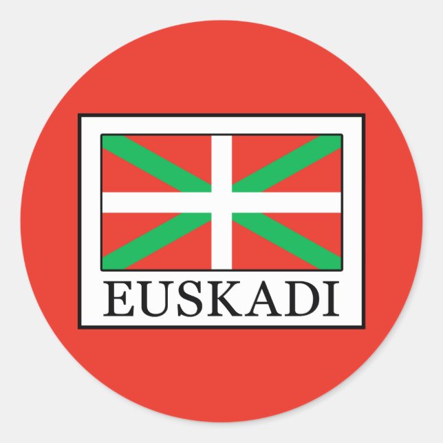 Adesivo Redondo Euskadi (Frente)