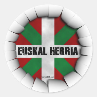 Adesivo Redondo euskal herria sticker