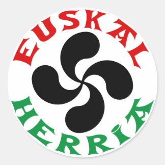 Adesivo Redondo Euskal Herria Sticker