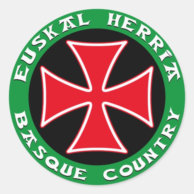 Adesivo Redondo Euskal Herria Sticker (Frente)