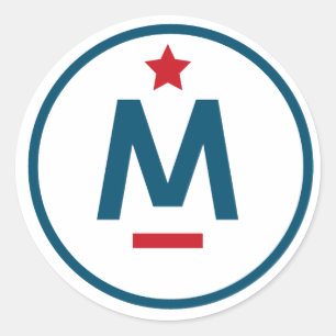 Adesivo Redondo Evan McMullin - está nunca demasiado atrasado