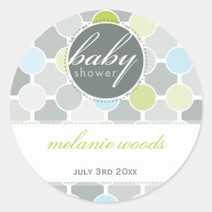 Adesivo Redondo EVENT DECORATIVE STICKER: pontos salientes 1