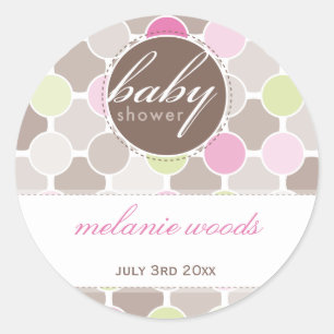 Adesivo Redondo EVENT DECORATIVE STICKER: pontos salientes 4