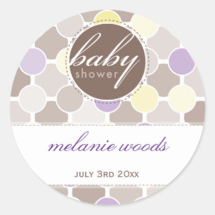 Adesivo Redondo EVENT DECORATIVE STICKER: pontos salientes 8
