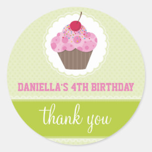 Adesivo Redondo EVENTO DECORATIVO: cupcake 2