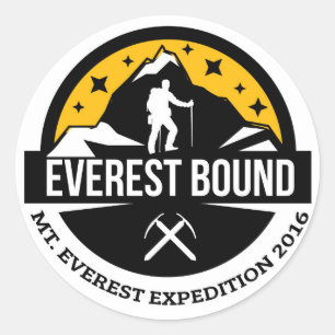 Adesivo Redondo Everest Bound Sticker