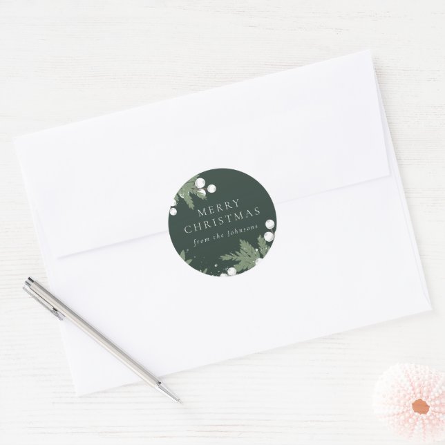Adesivo Redondo Evergreen Cheer Sticker (Envelope)