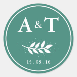 Adesivo Redondo Evergreen - Vinheta 2