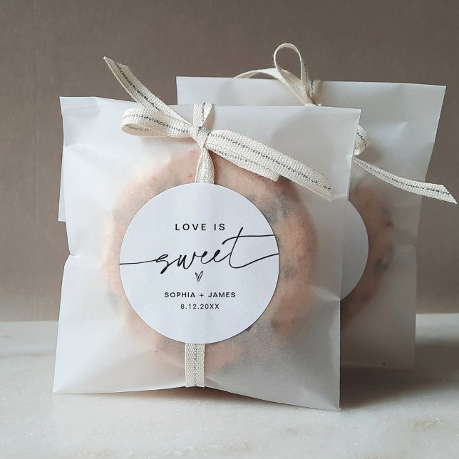 Adesivo Redondo EVERLEIGH Love é Sweet Sticker 3" (folha 6) (Criador carregado)