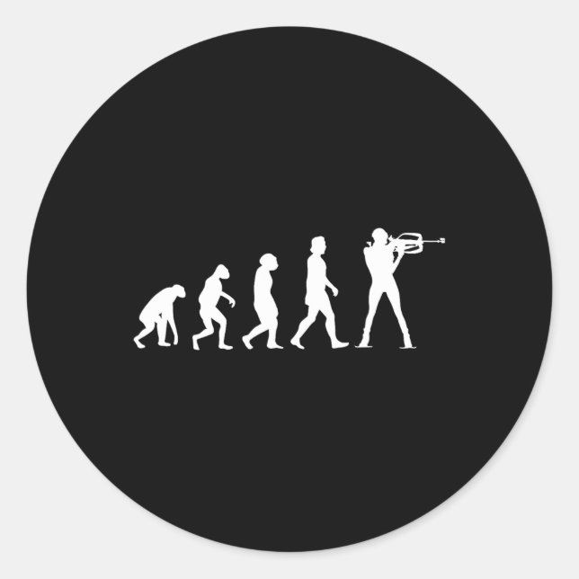 Adesivo Redondo Evolução Biatlo 1 (Frente)