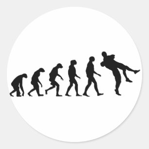 Adesivo Redondo Evolução da luta