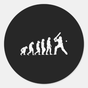Adesivo Redondo Evolução do Críquete 1