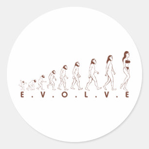 Adesivo Redondo evoluir
