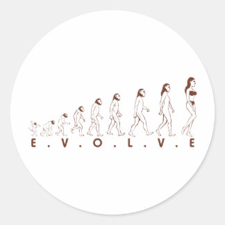 Adesivo Redondo evoluir